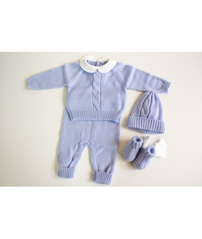 Wool Braids Series - 2-Piece Set with Shoes + Hat §798