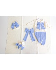 Set Fioccone Lungo Lana - Coprifasce Maschietto §806