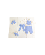 Set Fioccone Lungo Lana - Coprifasce Maschietto §806