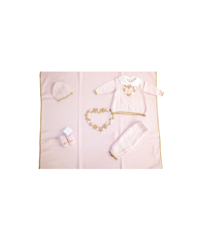 Set Cuore Rococò Lana - Coprifasce Femminuccia §807