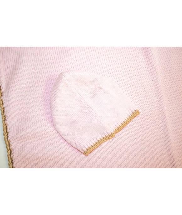 Rococo Heart Wool Set - 2 Pcs Baby Girl Headband Cover §807