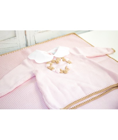 Set Cuore Rococò Lana - Coprifasce Femminuccia §807