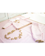 Set Cuore Rococò Lana - Coprifasce Femminuccia §807