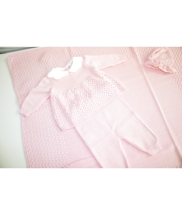 Set Traforato Lana - Coprifasce Femminuccia §808
