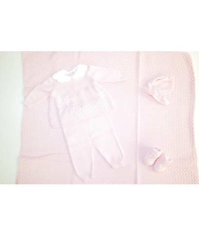 Set Traforato Lana - Coprifasce Femminuccia §808