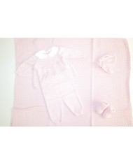 Set Traforato Lana - Coprifasce Femminuccia §808