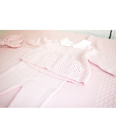 Set Traforato Lana - Coprifasce Femminuccia §808