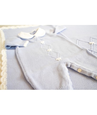 Set Nodo D'Amore Lana - Tutina §811