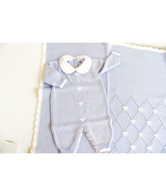 Set Nodo D'Amore Lana - Tutina §811
