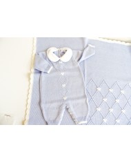 Set Nodo D'Amore Lana - Tutina §811