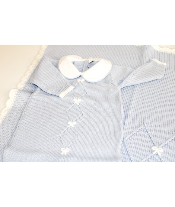 Set Nodo D'Amore Lana - Tutina §811
