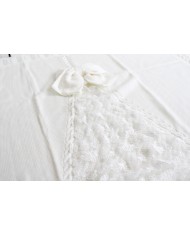 Set Battesimo Lana - Coprifasce Con Coulotte §814