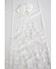 Wool Baptism Set - 2 Pcs Set with Culottes §814