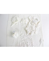 Wool Baptism Set - 2 Pcs Set with Culottes §814