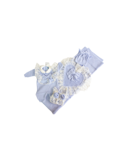 Set Battesimo Pizzo Nuovo Lana - Tutina §815
