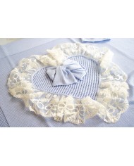 Set Battesimo Pizzo Nuovo Lana - Tutina §815