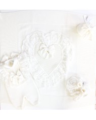 New Wool Lace Baptism Set - Onesie §823