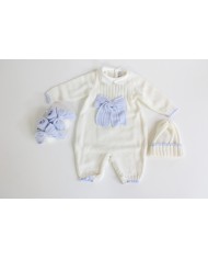 Set Costone Con Fioccone Lana - Tutina §828