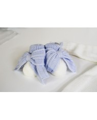 Serie Costone Con Fioccone Lana - Tutina Con Scarpette + Cappellino §828