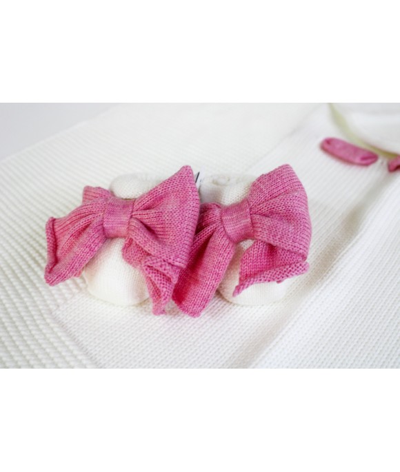 Wool Bow Set - 2 Pcs Wool Headband Cover §832