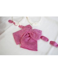 Wool Bow Set - Onesie §834