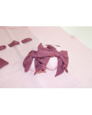 Wool Bow Series - 2 Pcs Headband Cover with Shoes + Hat §834