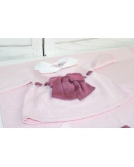 Wool Bow Series - 2 Pcs Headband Cover with Shoes + Hat §834