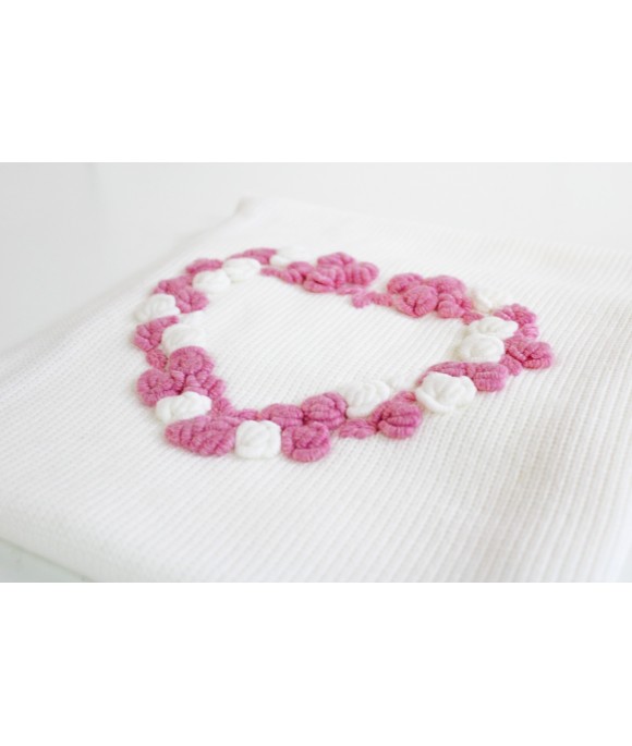Rococo Heart Series Wool - Blanket 837