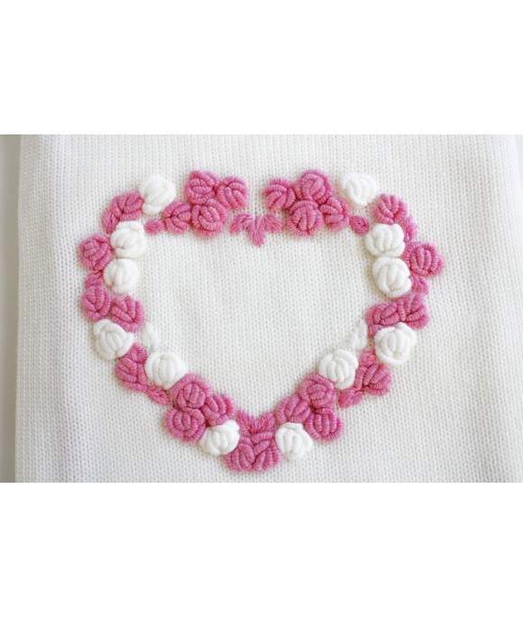 Rococo Heart Series Wool - Blanket 837