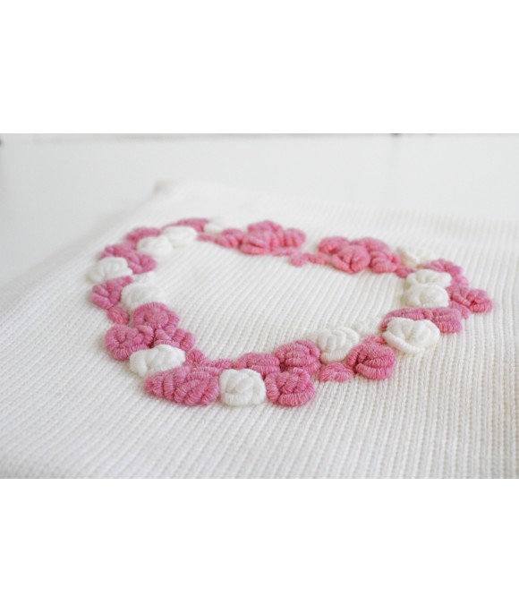 Rococo Heart Series Wool - Blanket 837