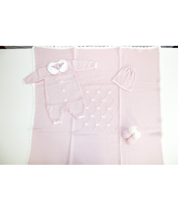 Set Nodo D'Amore Lana - Tutina §841