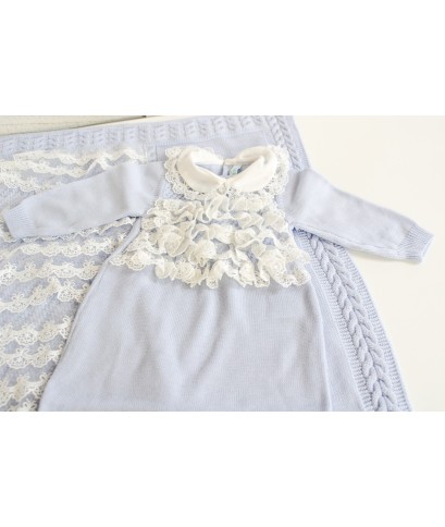 Wool Baptism Set - Onesie §842