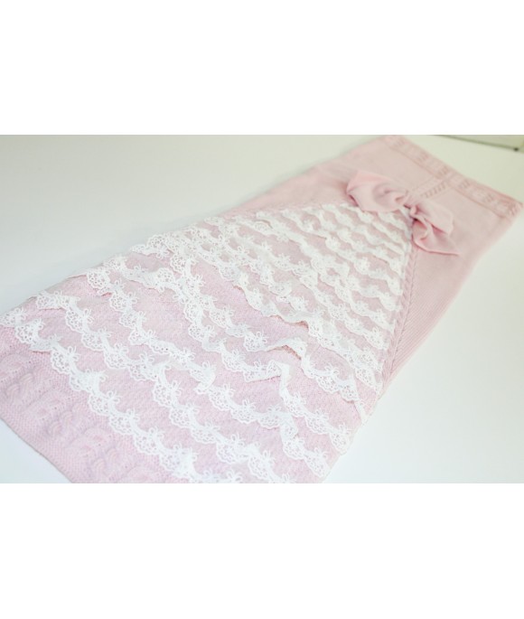 Set Battesimo Lana - Coprifasce Con Coulotte §843