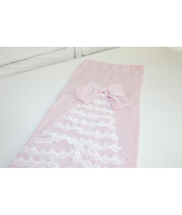 Set Battesimo Lana - Coprifasce Con Coulotte §843