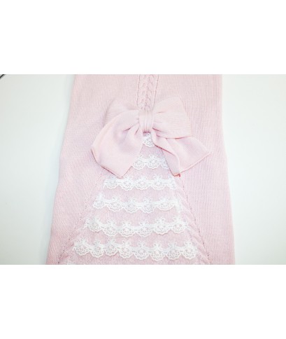 Set Battesimo Lana - Coprifasce Con Coulotte §843