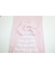 Set Battesimo Lana - Coprifasce Con Coulotte §843