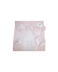 New Wool Lace Baptism Set - 2 Pcs Bandana with Pants §838