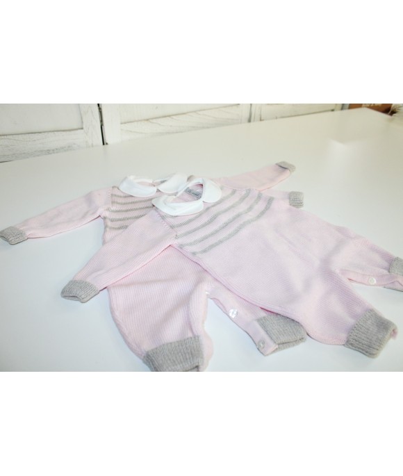 Serie Righe Lana - Tutina §852