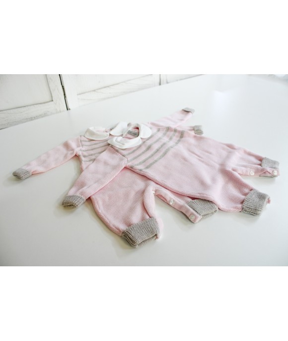 Serie Righe Lana - Tutina §852