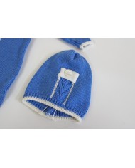 Serie Trecce Con Bottoni Lana - Tutina Con Cappellino §854