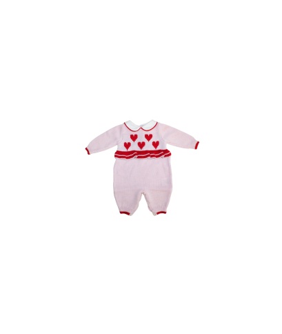 Serie Rouches & Cuore Intarsiato Lana - Tutina §855