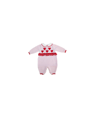 Serie Rouches & Cuore Intarsiato Lana - Tutina §855