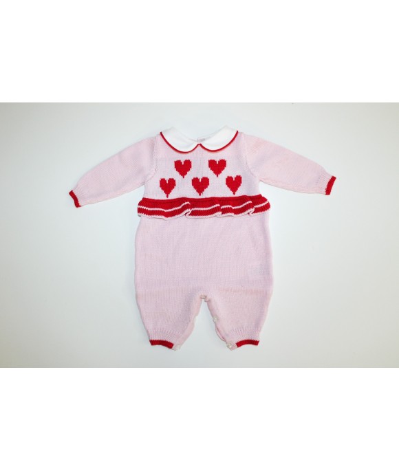 Serie Cuore Rouches Lana - Tutina §855