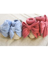 Rib Set with Wool Bow - Headband Cover §858