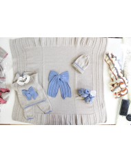 Set Costone Con Fioccone Lana - Coprifasce §858