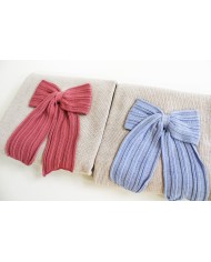Rib Set with Wool Bow - Headband Cover §858