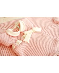 English Wool Knit Set - Onesie Without Hat §862