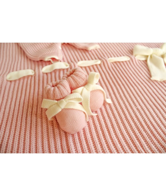 English Wool Knit Set - Onesie Without Hat §862