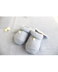 Wool Roses Set - 2 Pcs Baby Boy's Headband Cover §864