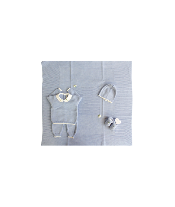 Set Roselline Lana - Coprifasce Maschietto §864